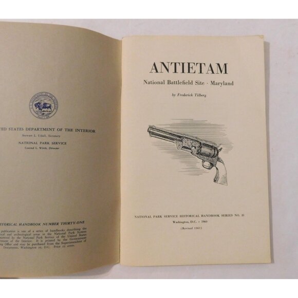 Antietam National Battlefield Site Historical Handbook 31 Frederick Tilberg 1961 - Picture 5 of 5